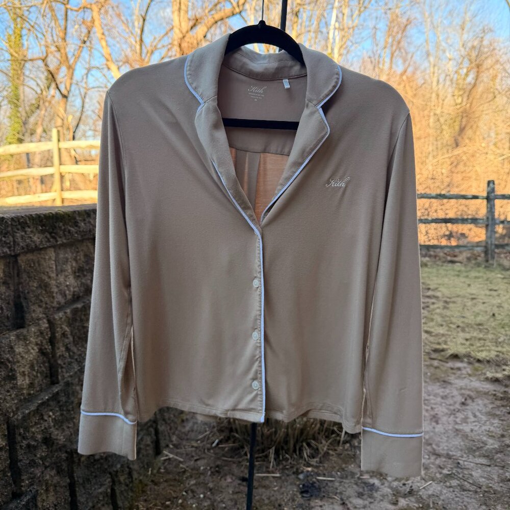 Kith Taupe Pajama Shirt - Picture 3 of 6